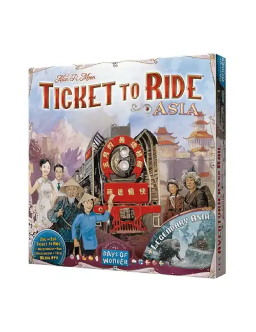 ¡AVENTUREROS AL TREN! ASIA - Juego de mesa disponible en Leveland Games