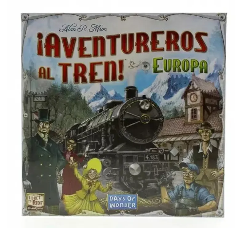 ¡AVENTUREROS AL TREN! EUROPA - Tablero, Base | Leveland Games