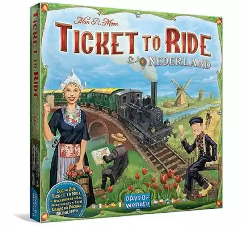 ¡AVENTUREROS AL TREN! PAISES BAJOS - Juego de mesa disponible en Leveland Games