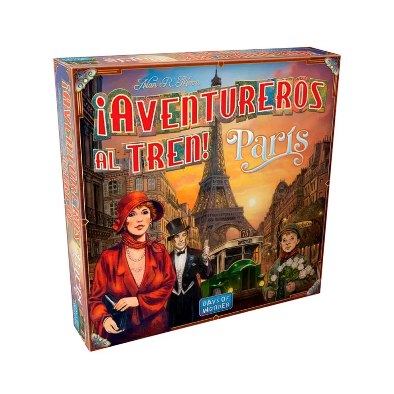 ¡AVENTUREROS AL TREN! PARIS - Tablero, Base | Leveland Games