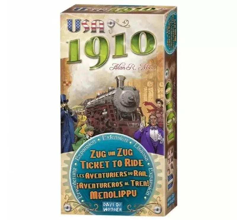 ¡AVENTUREROS AL TREN! USA 1910 - Tablero, Expansión | Leveland Games