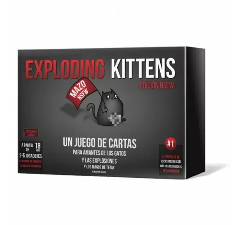EXPLODING KITTENS NSFW - Cartas, Base | Leveland Games
