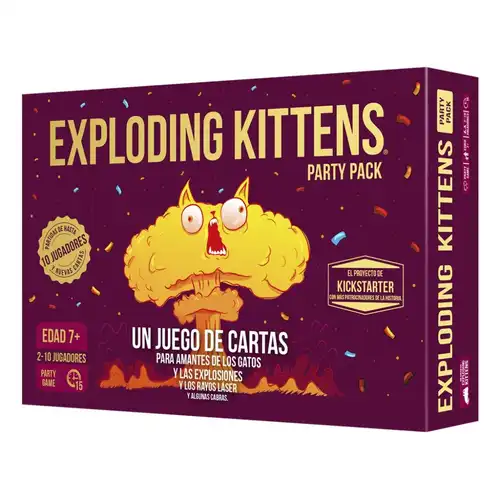 EXPLODING KITTENS PARTY PACK - Juego de mesa disponible en Leveland Games