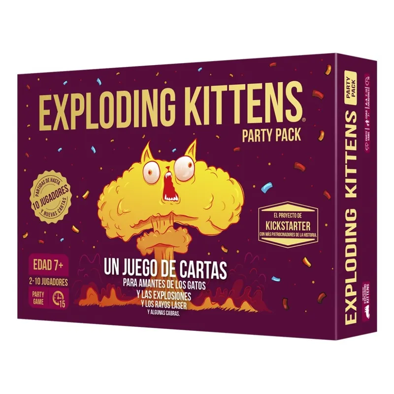 EXPLODING KITTENS PARTY PACK - Cartas, Base | Leveland Games