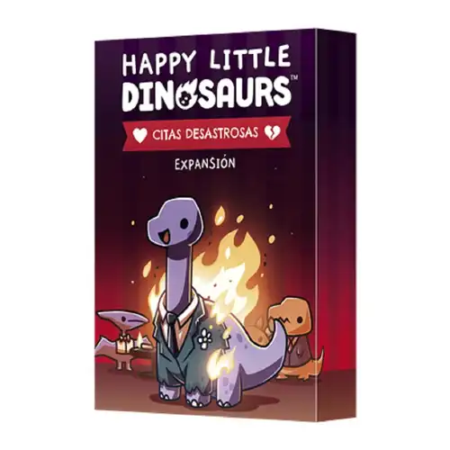 HAPPY LITTLE DINOSAURS: CITAS DESASTROSAS - Juego de mesa disponible en Leveland Games