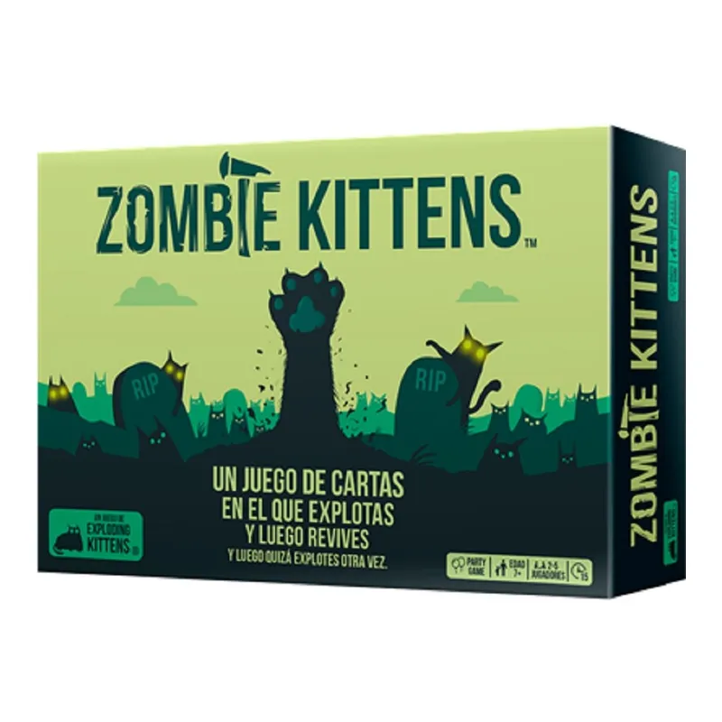 ZOMBIE KITTENS - Cartas, Base | Leveland Games